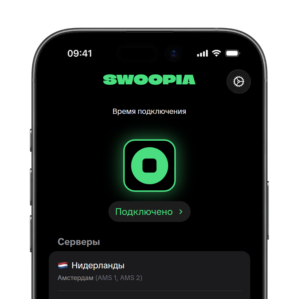 Приложение SWOOPIA VPN